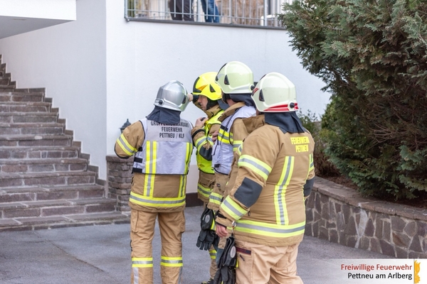 Teilabschnittsübung der Feuerwehren St. Anton, St. Jakob, Schnann und Pettneu